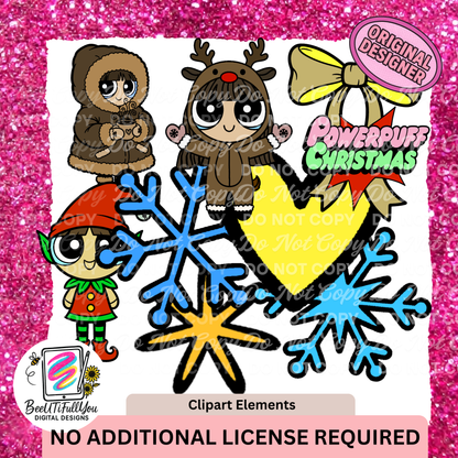 Bundle Up Buttercup PNG| Mini bundle plus clipart| BeeUTifullYou Digital Designs