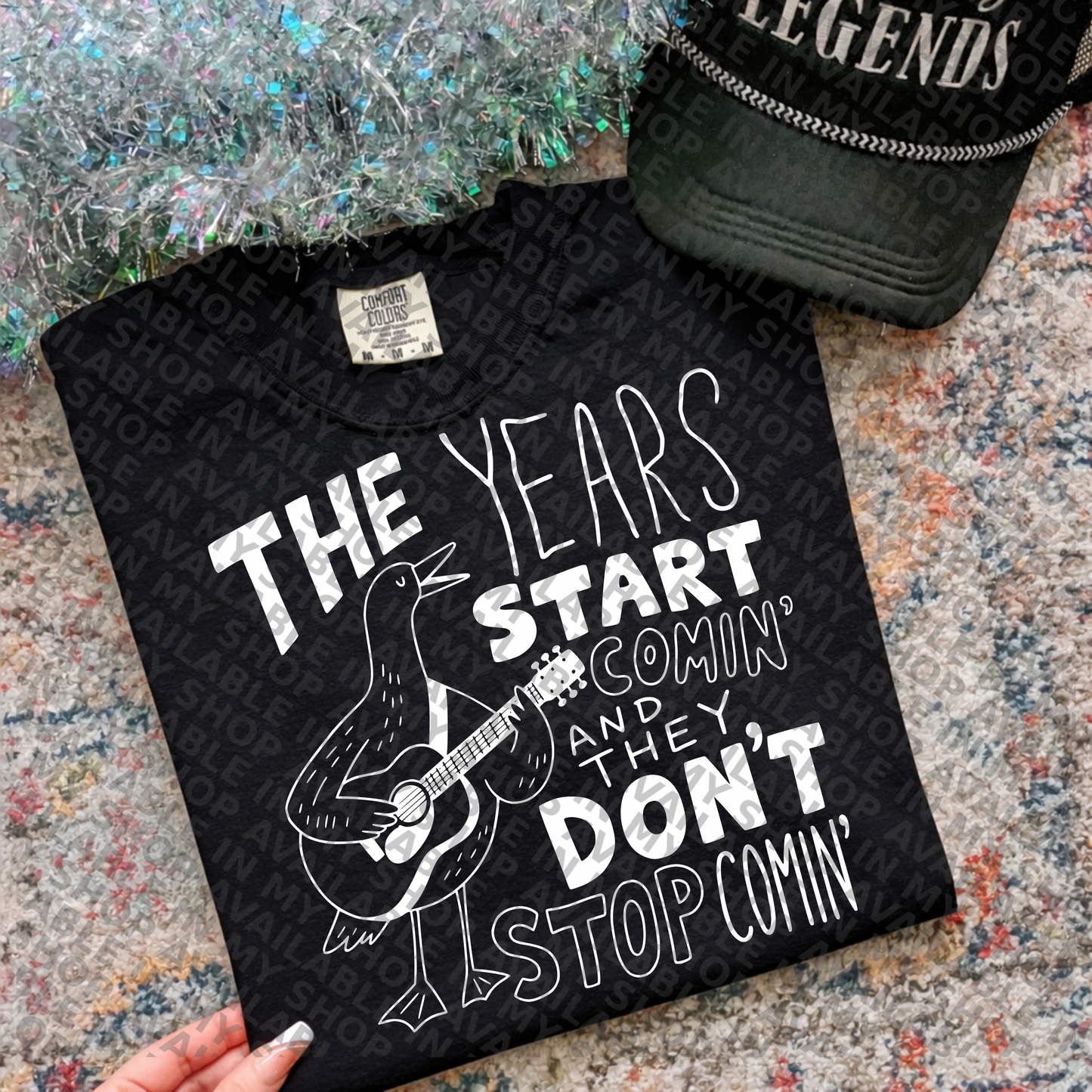 The Years Start Comin' and They Don't Stop Comin' PNG | Funny Goose Shirt Design | Retro Country Humor | Farmhouse Goose Graphic | Sublimation & DTF design download
