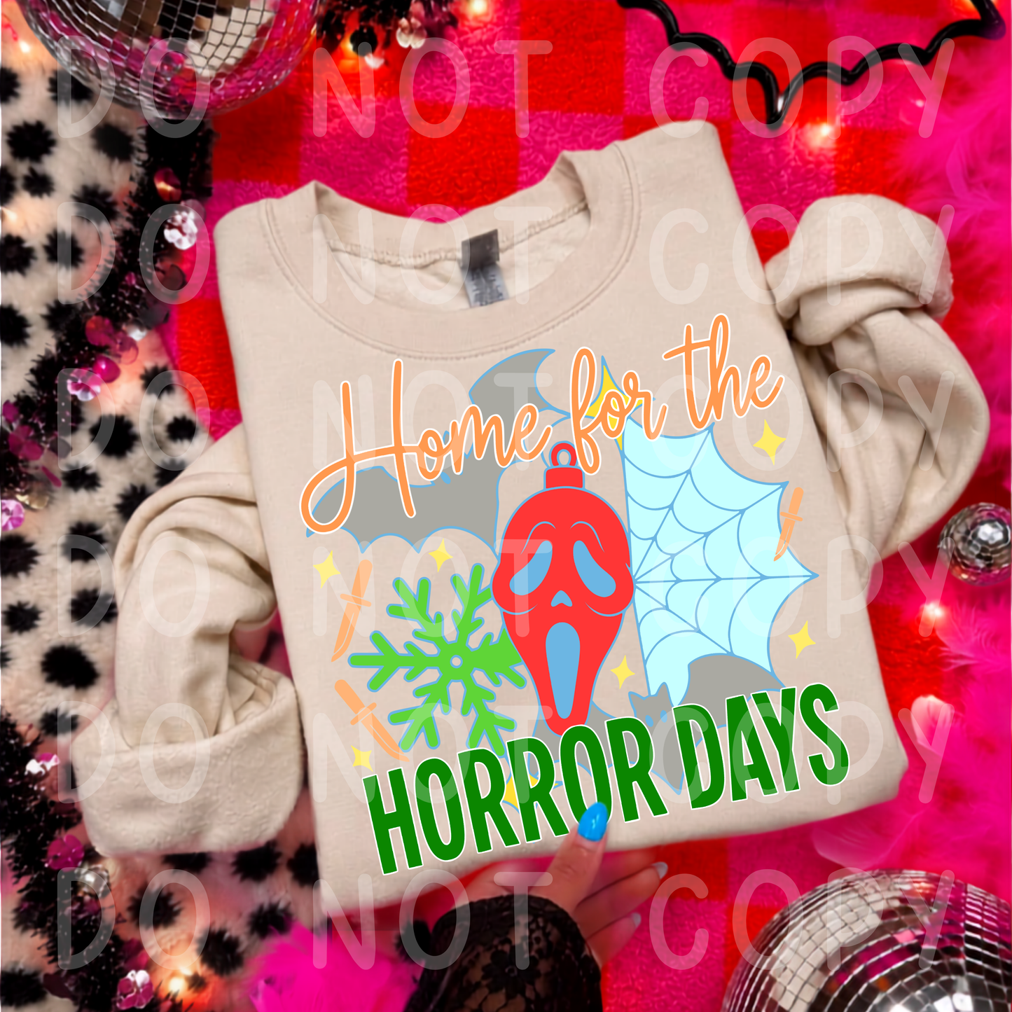 Home for the Horror Days Holiday Horror PNG Design