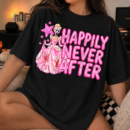 Happily Never After Fairytale Horror PNG Design Download