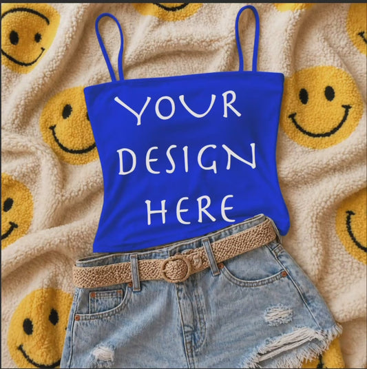 Tank Top Mockup PSD Bundle | 3 Aesthetic Flat Lay Mockups | Editable Shirt Mockups | Photoshop & Procreate Compatible
