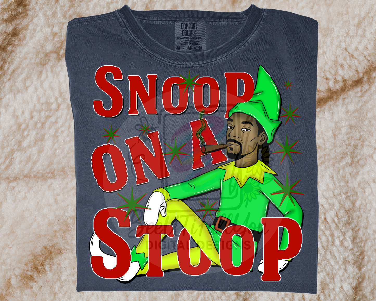 Snoop on a Stoop PNG|Christmas design