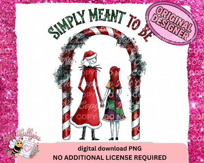 Simply Meant To Be PNG| Perfect Christmas design