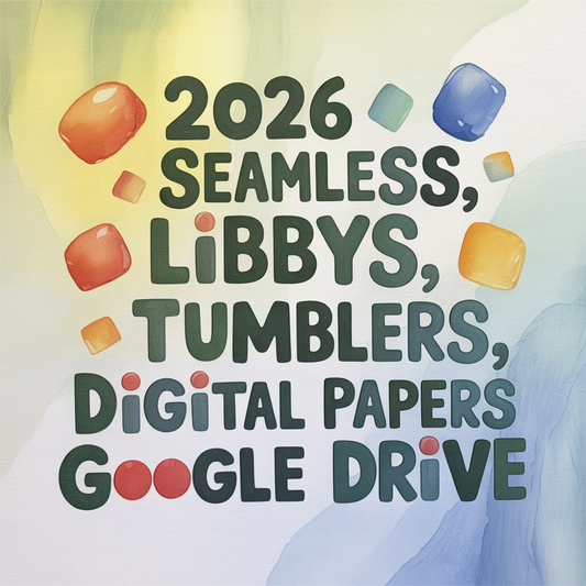 2026 Seamless Pattern Google Drive Access | Libby Wraps | 20oz Tumbler Designs | Digital Papers Bundle | Commercial Use