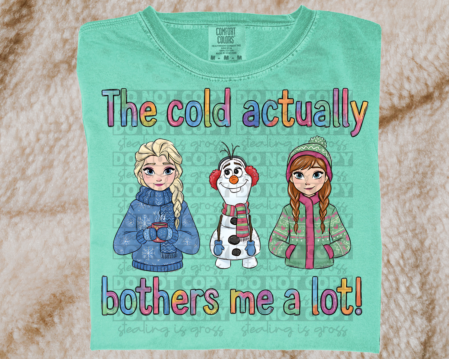 The Cold Actually Bothers Me a Lot | Winter Character PNG