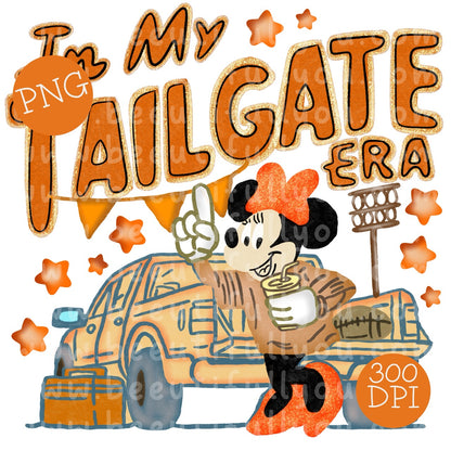 In My Tailgate Era PNG | Girly Football Game Day Design