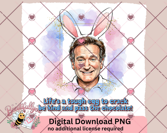 Life’s a Tough Egg to Crack | Inspirational Easter PNG Digital Download