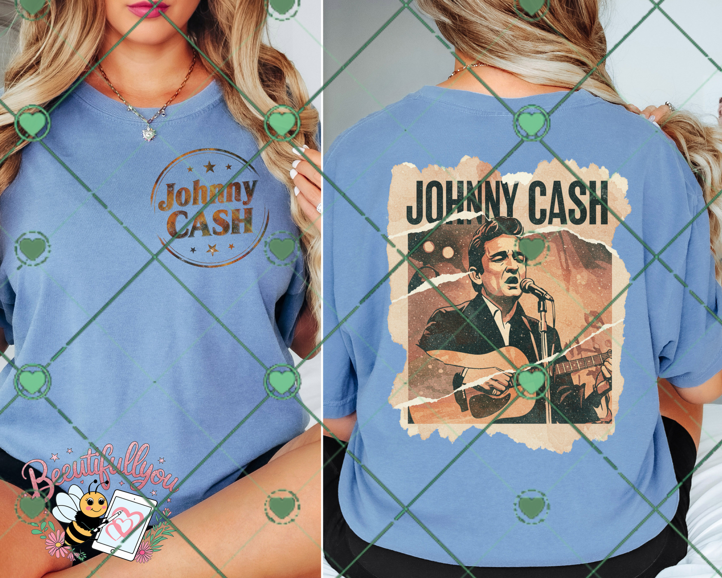 Johnny  Front & Back Digital Design Set