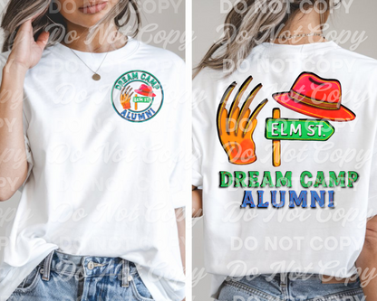 Dream Camp Alumni PNG – Freddy Krueger Elm Street Camp Design