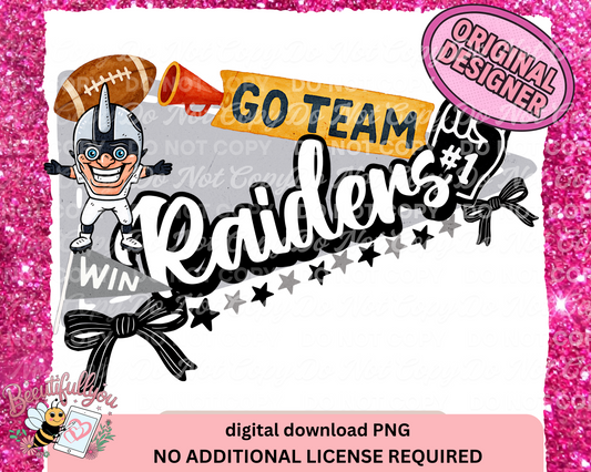 Football PNG | Go Team Sports Digital Download