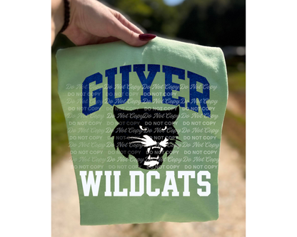 Guyer High Wildcats PNG Bundle | School Spirit Mascot Digital Download | Wildcat Logo Sublimation Files | No License Needed