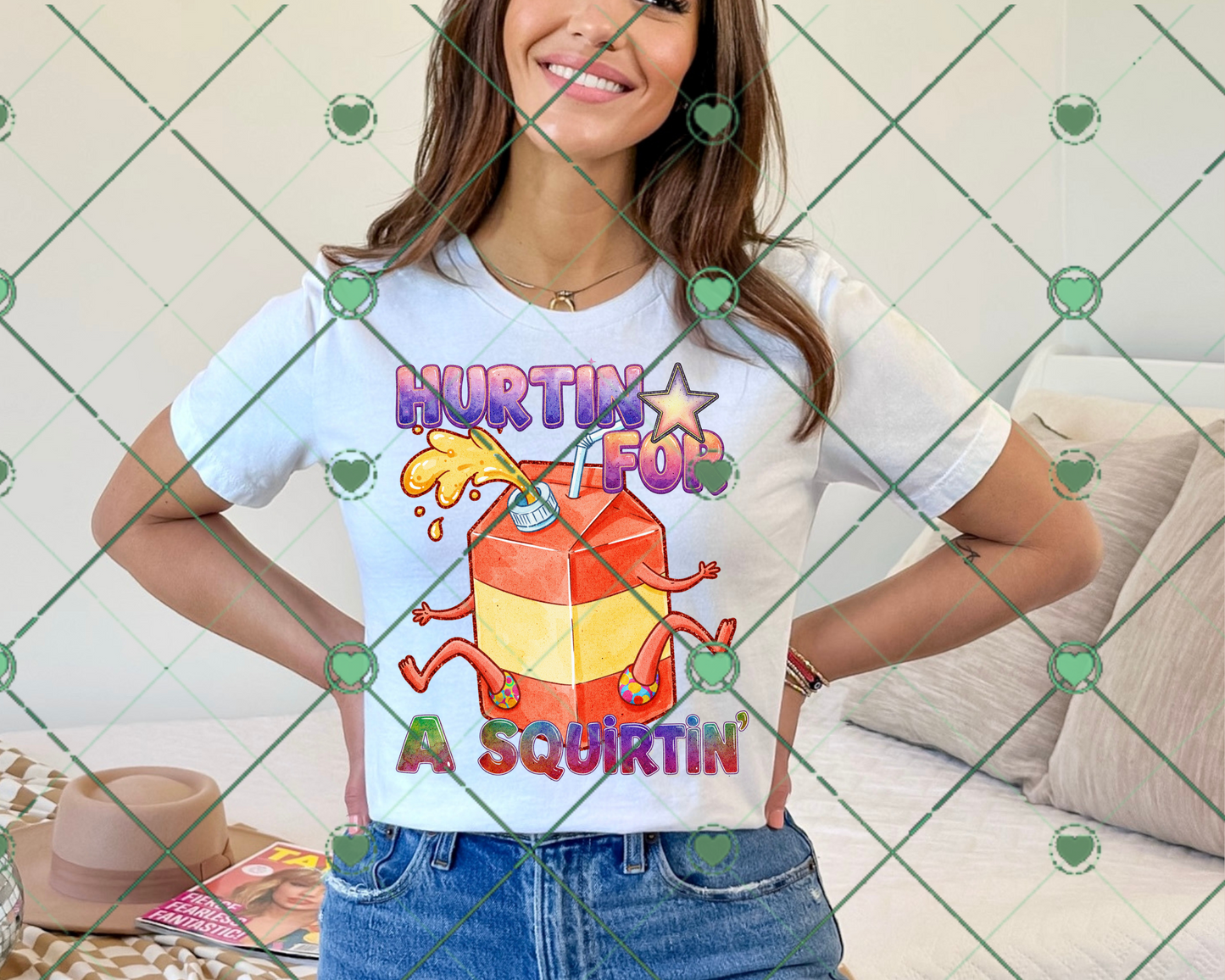 Hurtin’ for a Squirtin’ PNG | Funny Juice Box Digital Download for Sublimation & Crafts