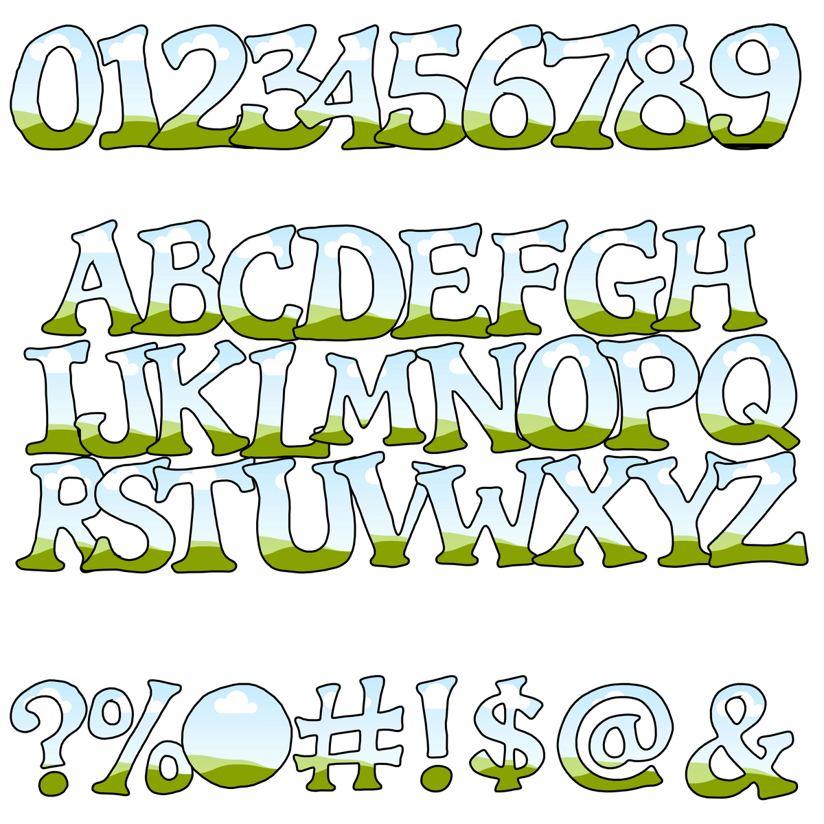 Wonky Font Canva Frames Template | DIY Drag + Drop Font Maker